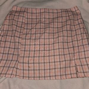 Plaid Pink Skirt